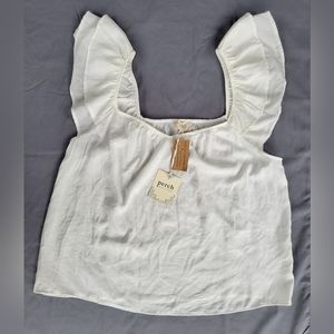 NWT Perch Off White Top sz 1xl